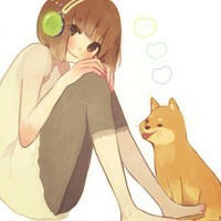 個性漫畫人物和風景頭像：秋風吹 樹葉落 多多落下真可愛