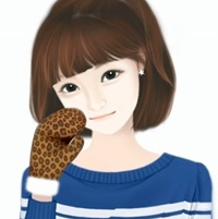 手繪可愛(ài)QQ女頭像_恨是盲目的，愛(ài)亦然。