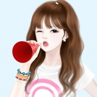 手繪可愛(ài)QQ女頭像_恨是盲目的，愛(ài)亦然。