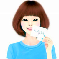 手繪可愛(ài)QQ女頭像_恨是盲目的，愛(ài)亦然。